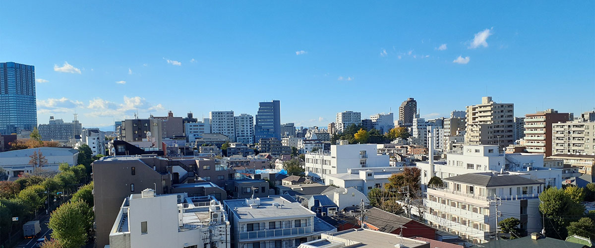 東京の青空